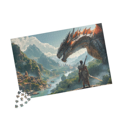 Ignisia The Fire Dragon - 1014-Piece Jigsaw Puzzle