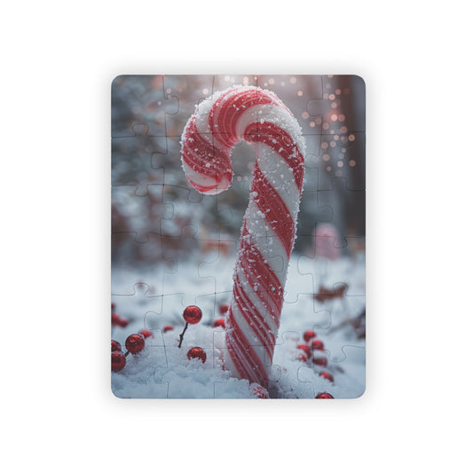 Christmas Candy Cane - 30-Piece Kids Jigsaw Puzzle