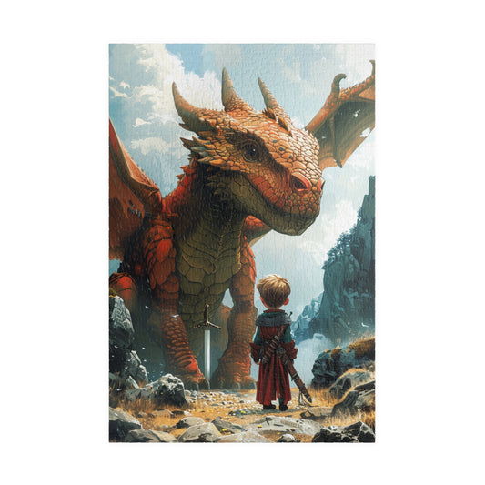 The Prince & Dragon - 1014-Piece Jigsaw Puzzle