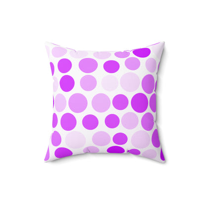 Shades of Purple Polka Dots - Pillowcase & Pillow