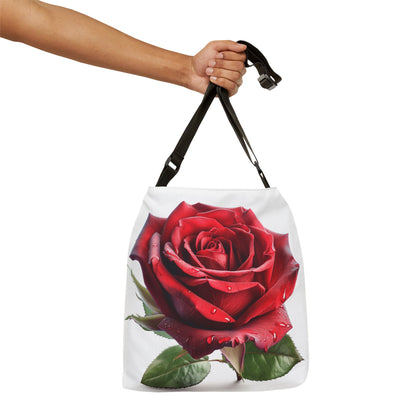 Single Red Rose - Tote Bag