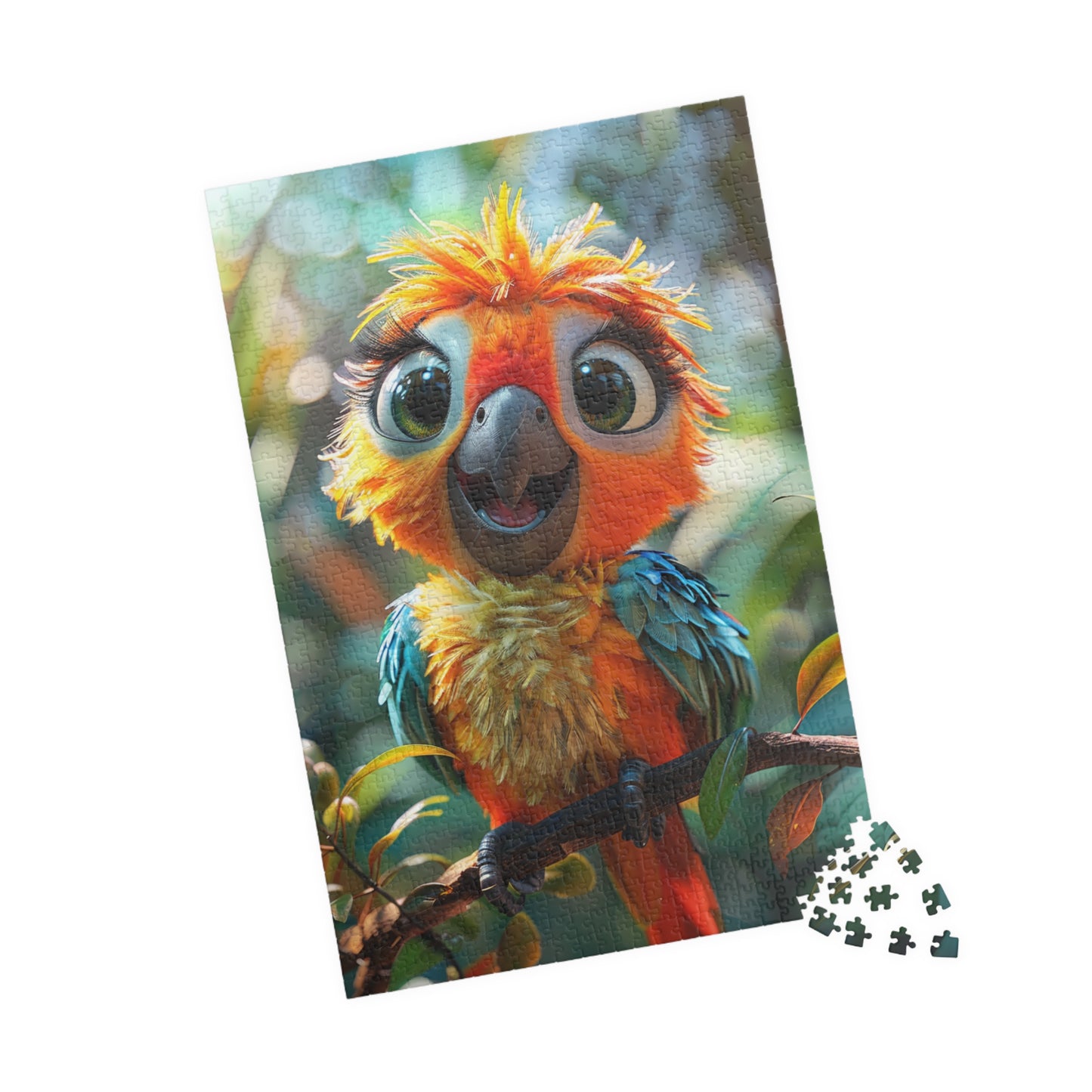 Maddy The Baby Macaw - 1014-Piece Jigsaw Puzzle