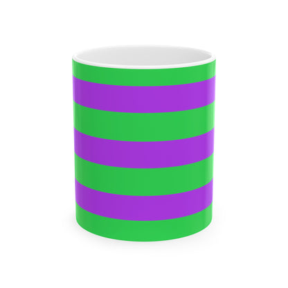 Purple Green Stripes