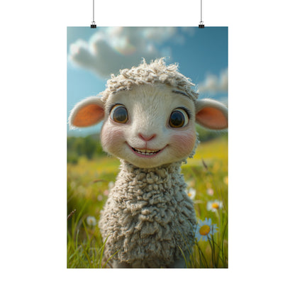 Luna The Lamb - Physical Print Stunning Premium Poster