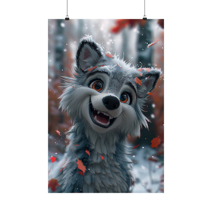 Willow The Wolf - Physical Print Stunning Premium Poster