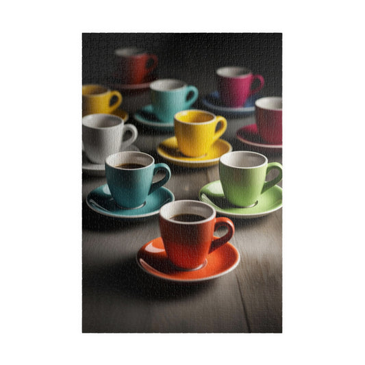Espresso Cups - 1014-Piece Jigsaw Puzzle