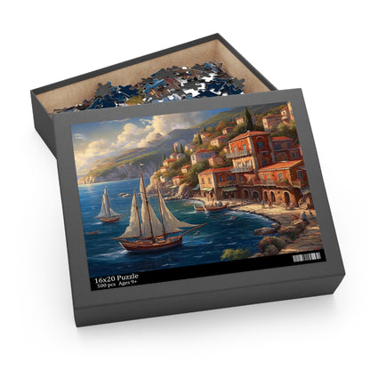 Mediterranean Backdrops - 500-Piece Jigsaw Puzzle