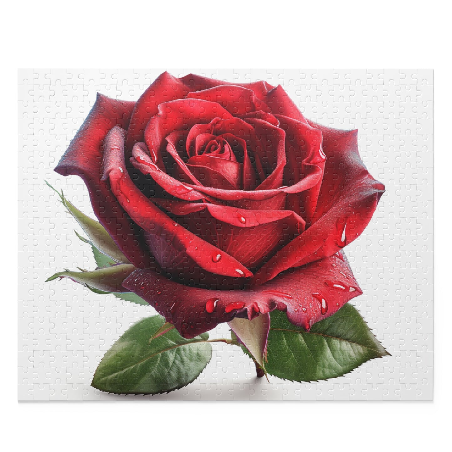 Red Rose - 500-Piece Jigsaw Puzzle