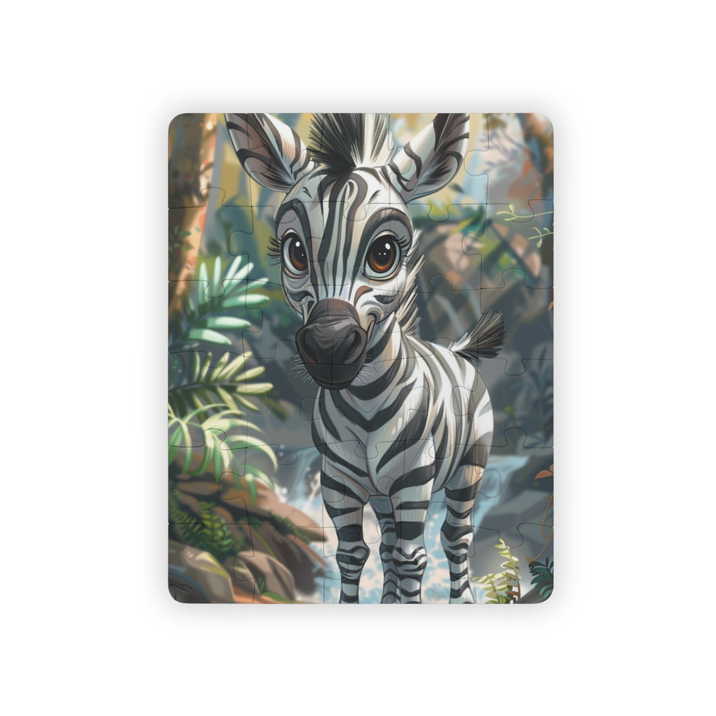 Zippy The Zebra - 30-Piece Kids Jigsaw Puzzle