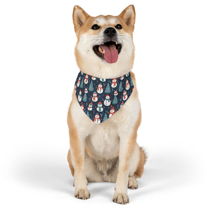 Snow Man - Pet Bandana Collar