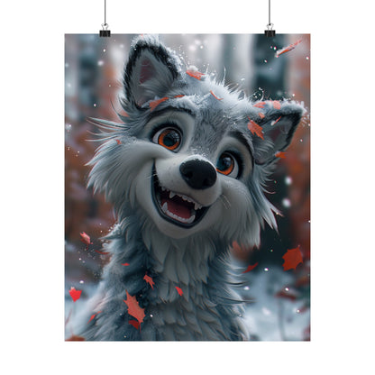 Willow The Wolf - Physical Print Stunning Premium Poster