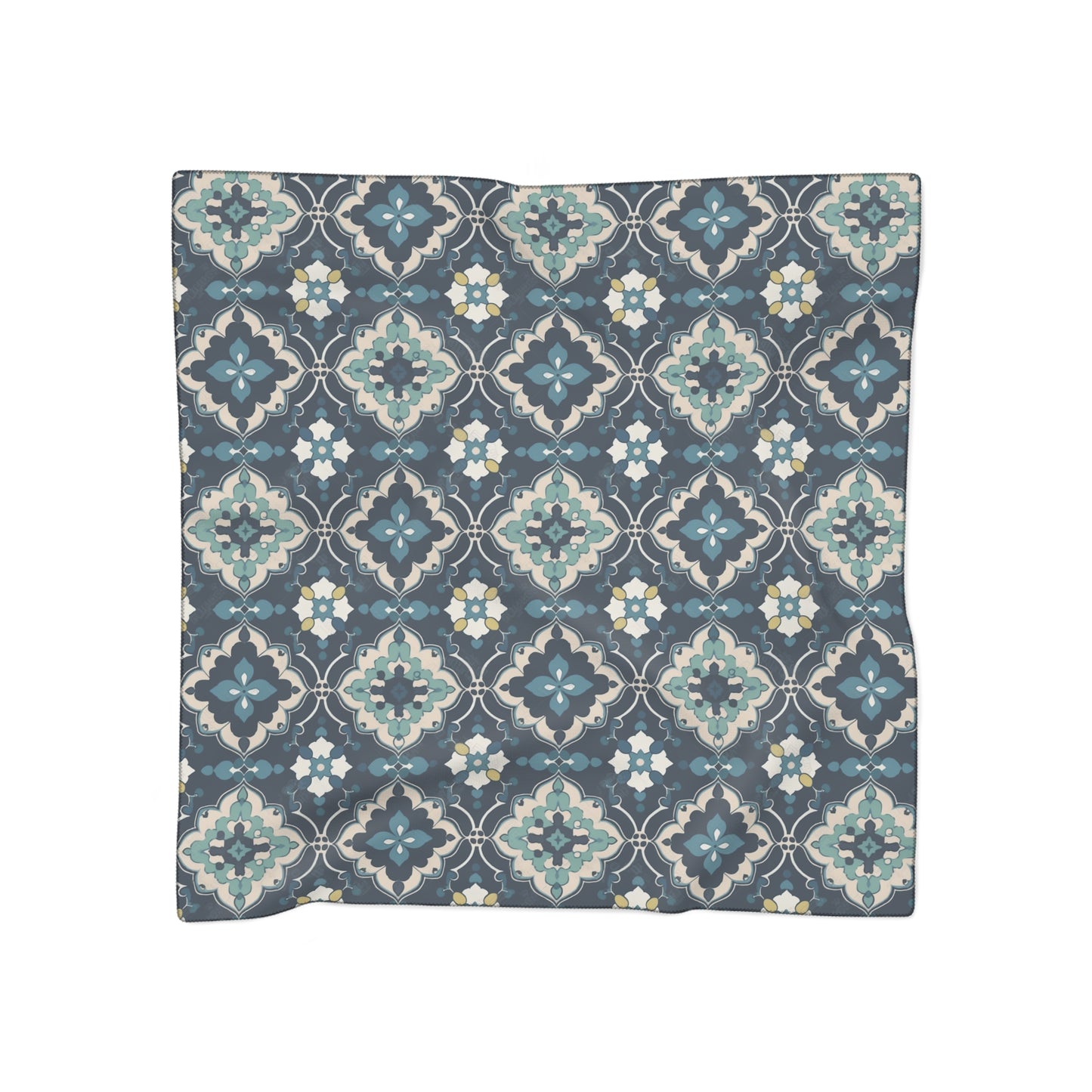 Quatrefoil Print Scarf