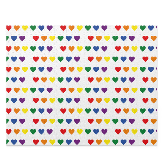 Rainbow Hearts - 500-Piece Jigsaw Puzzle