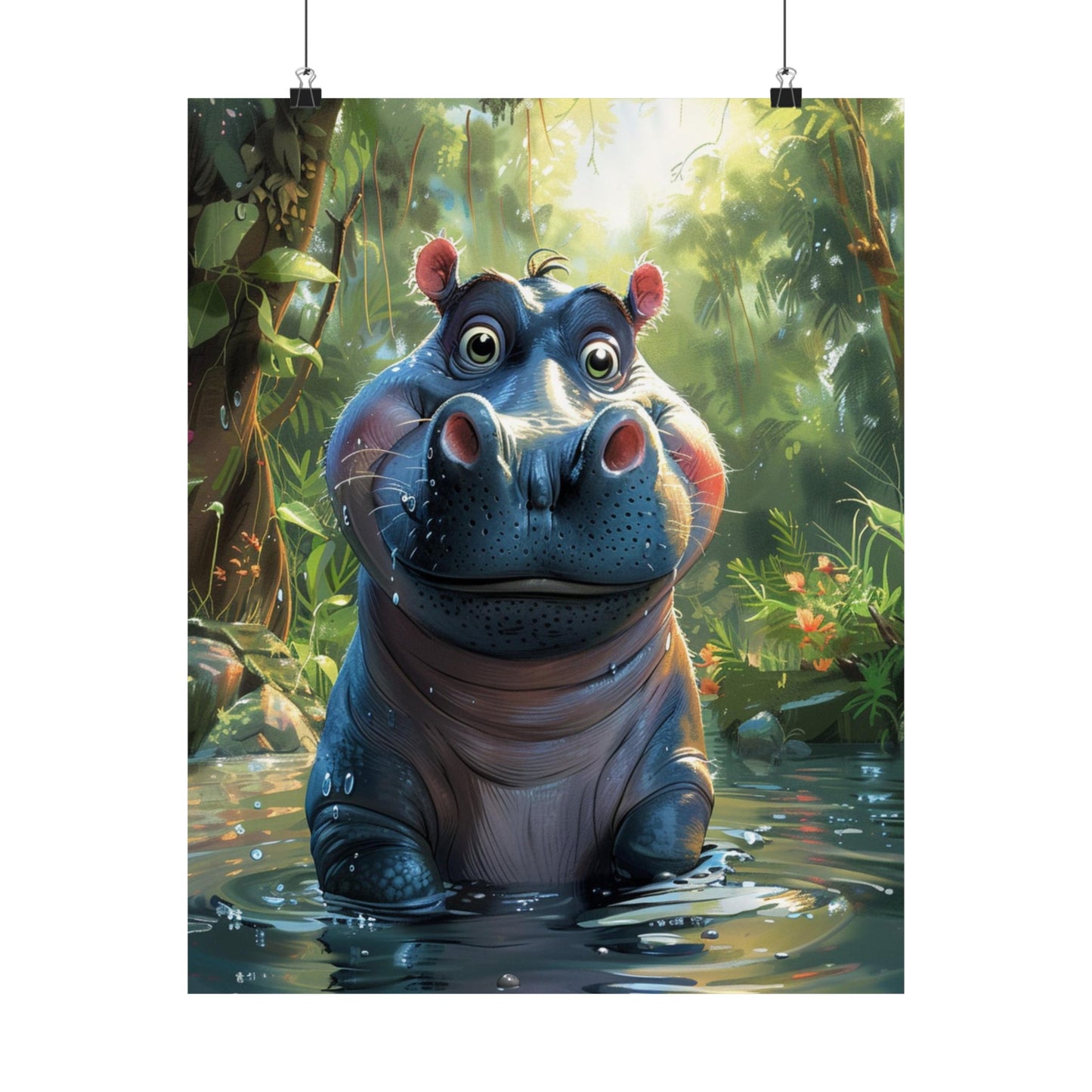 Harry Hippo - Physical Print Stunning Premium Poster