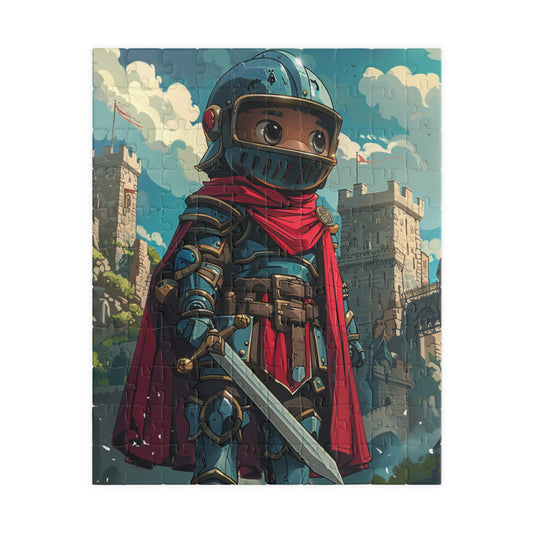 A Noble Knight - Premium Puzzle Available in 110, 252, or 520 Pieces for Puzzle Lovers