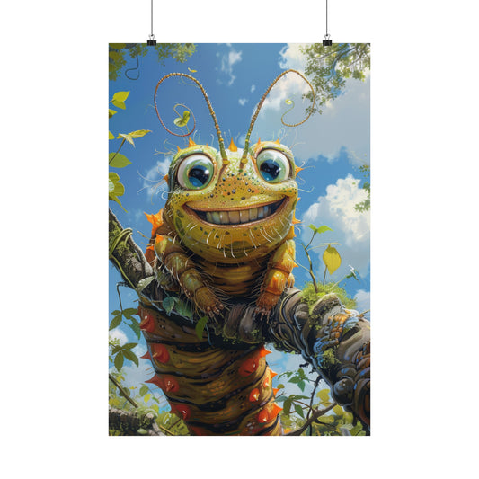 Slinky The Caterpillar- Physical Print Stunning Premium Poster