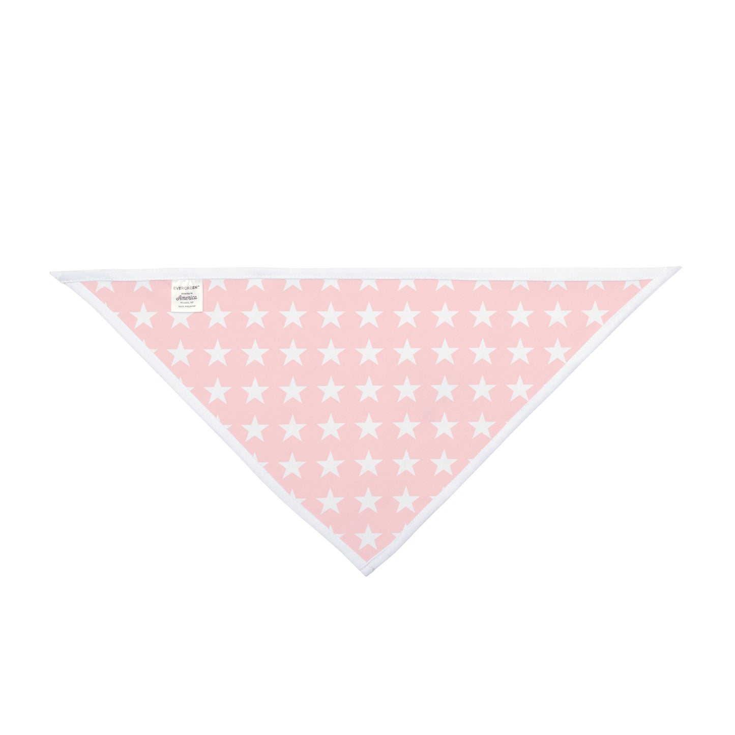 White Stars on Red - Tie Up Pet Bandana