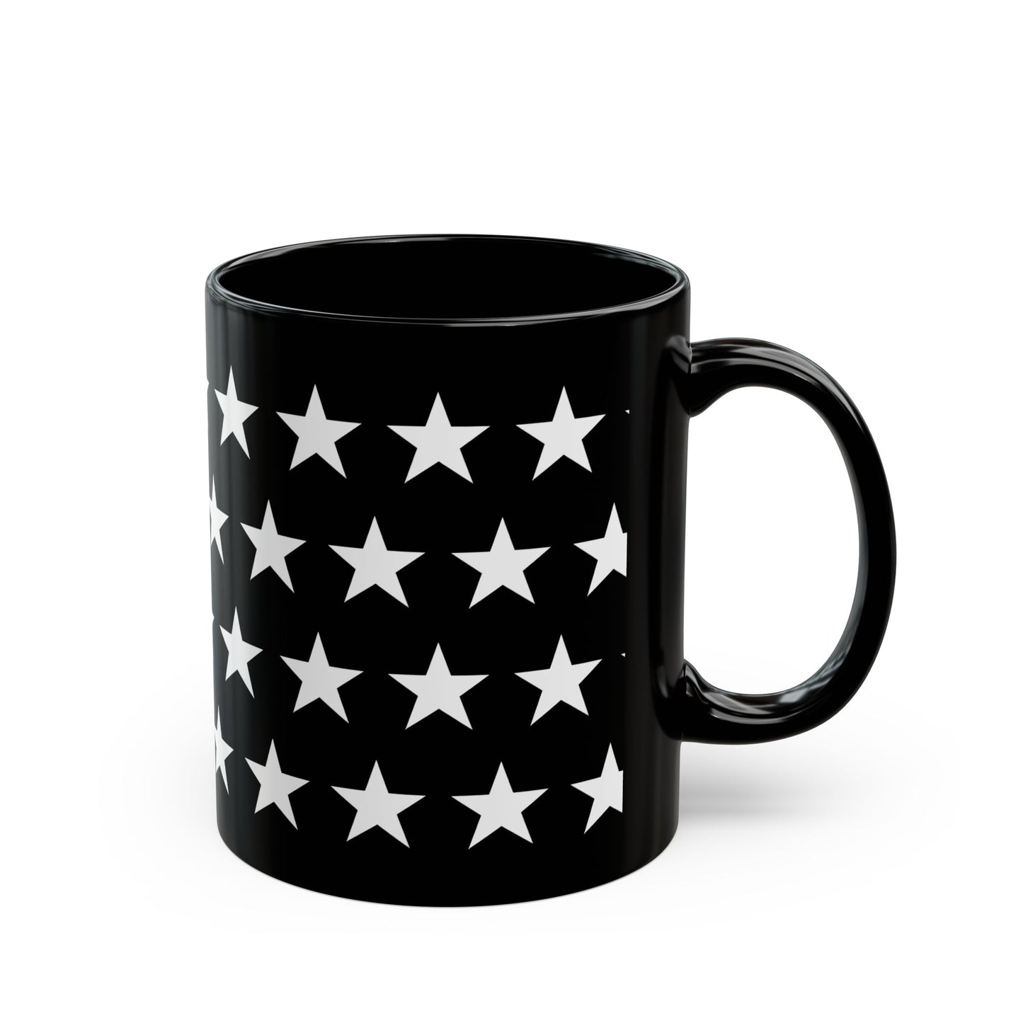 White Stars on Black