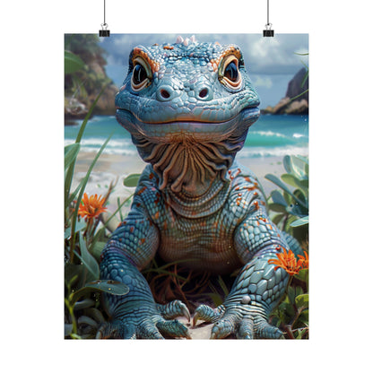 Koko The Komodo Dragon - Physical Print Stunning Premium Poster