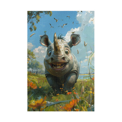 Rumbles The Rhino - 1014-Piece Jigsaw Puzzle