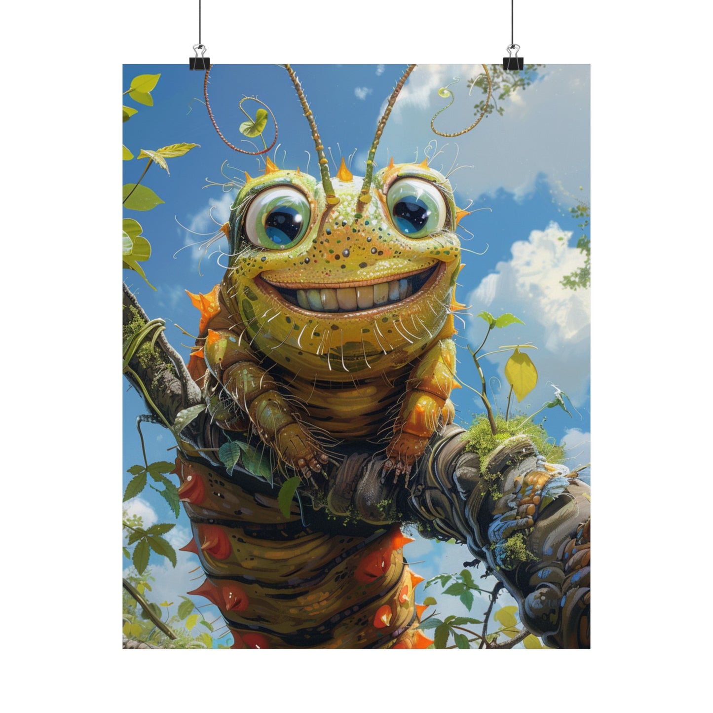 Slinky The Caterpillar- Physical Print Stunning Premium Poster