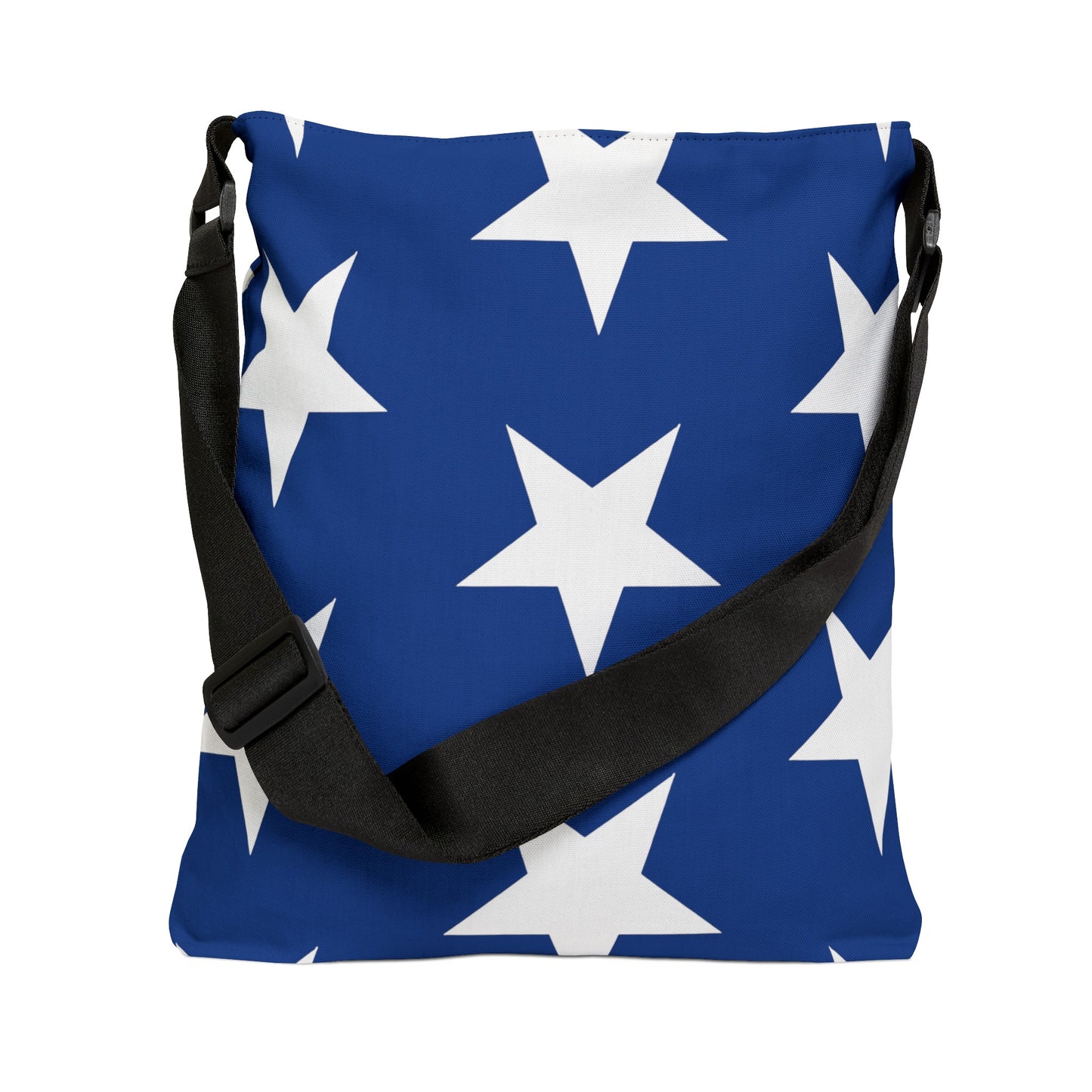 White Stars on Blue - Tote Bag