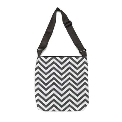 Black & White Chevron - Tote Bag