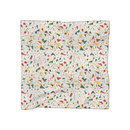 Confetti Green Yellow Red Mix Scarf