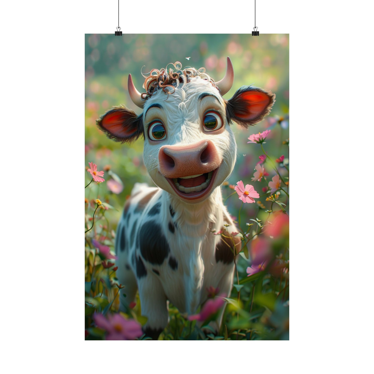 Chloe The Cow - Physical Print Stunning Premium Poster