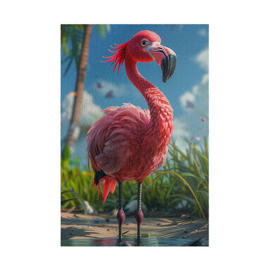 Felicity The Pink Flamingo - 1014-Piece Jigsaw Puzzle