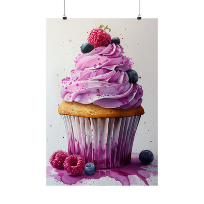 Delicious Cupcake - Physical Print Stunning Premium Poster