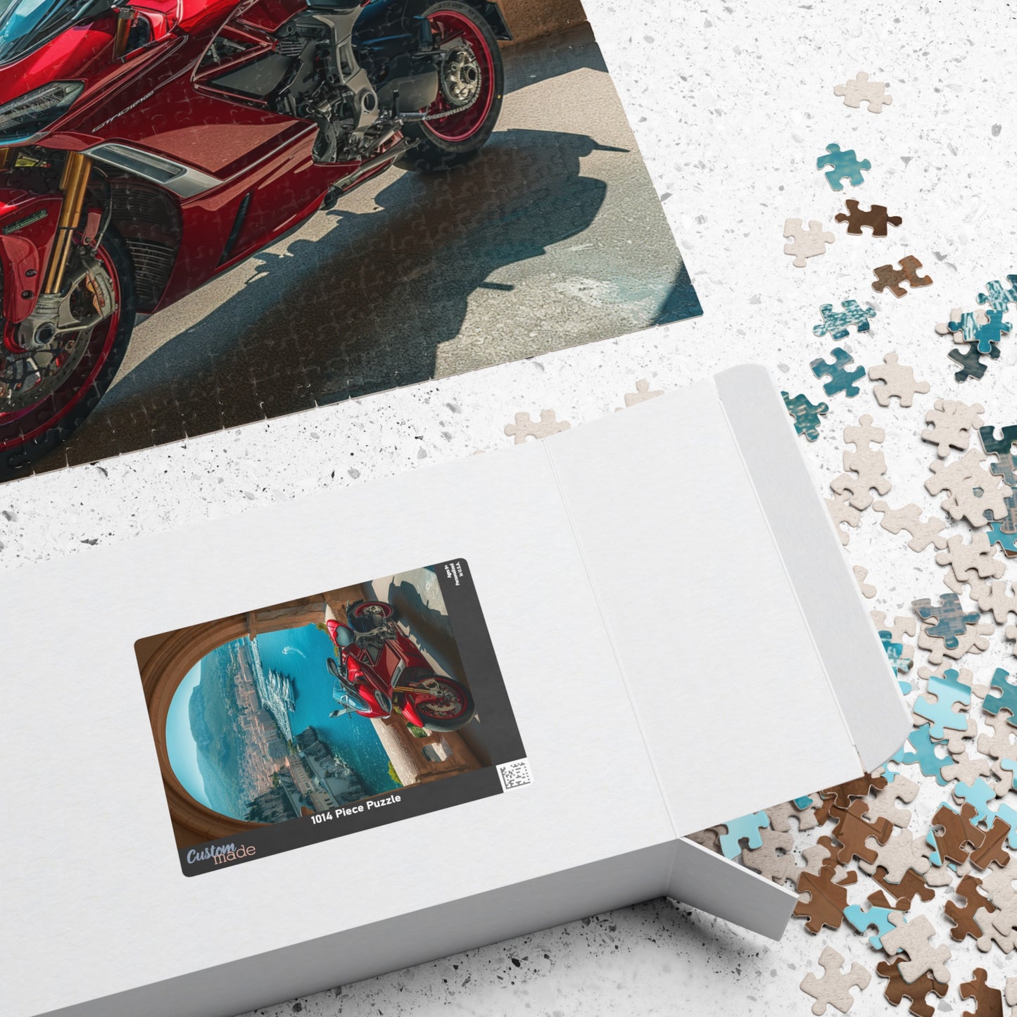 Motorbike in Monaco - 1014-Piece Jigsaw Puzzle