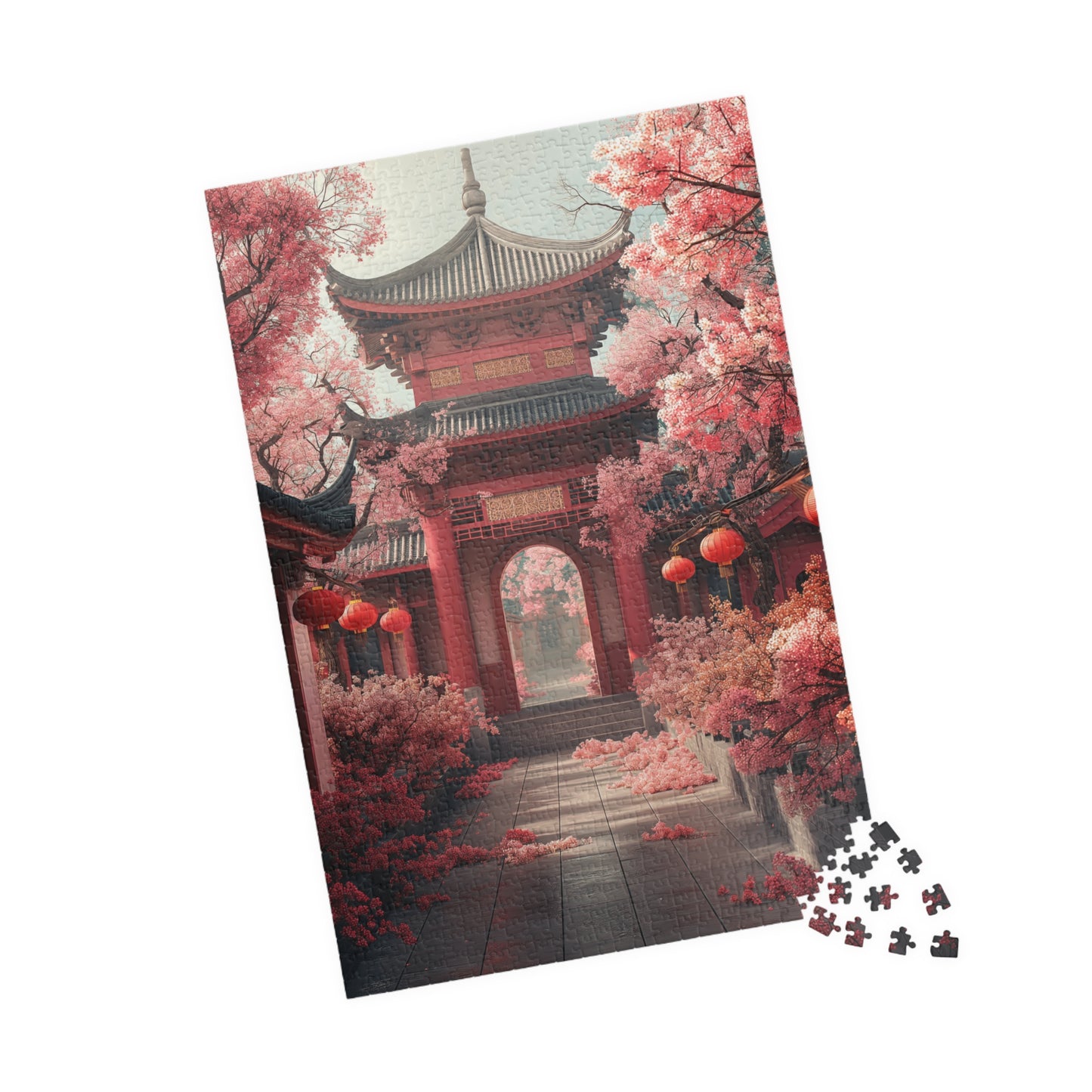 Pathway in Bloom - 1014-Piece Jigsaw Puzzle