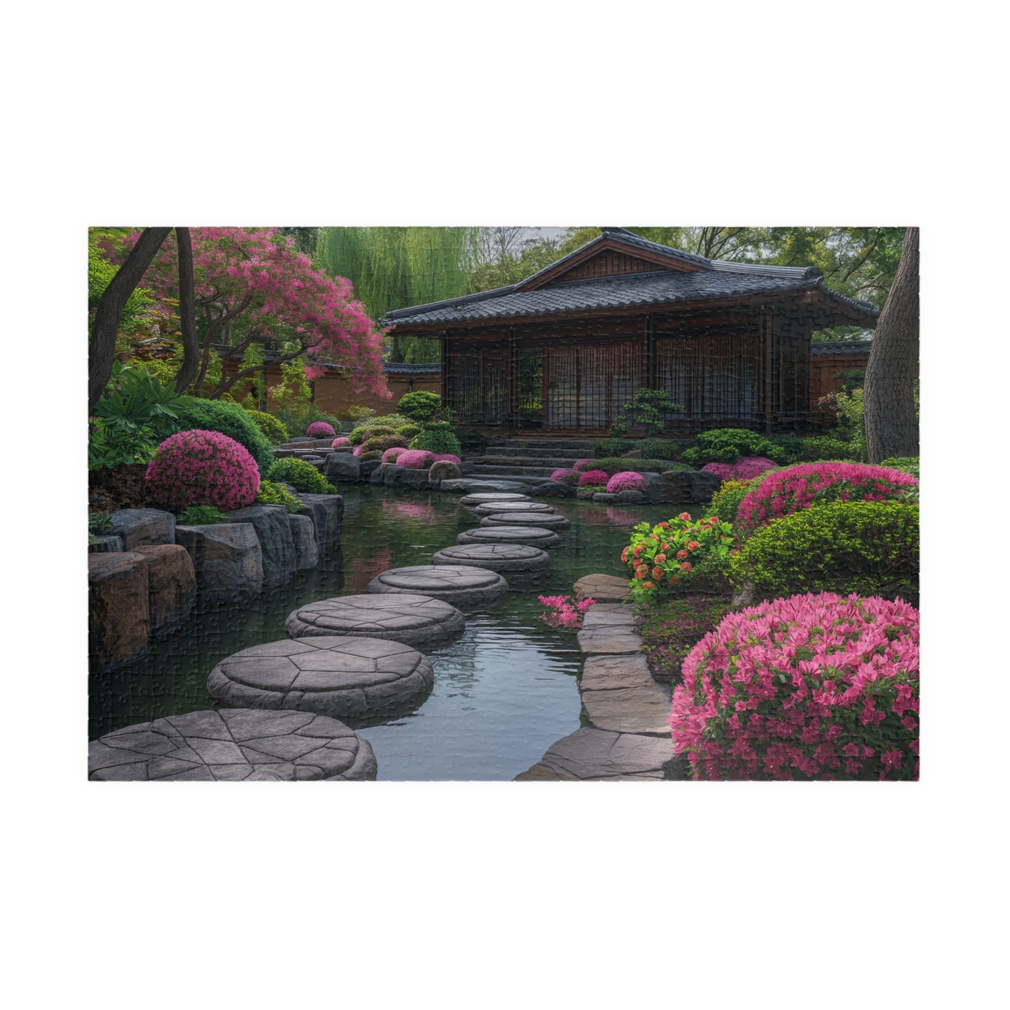 The Tranquil Crossing - 1014-Piece Jigsaw Puzzle