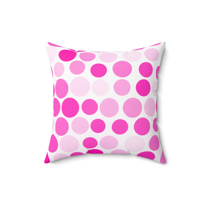 Shades of Pink Polka Dots - Pillowcase & Pillow