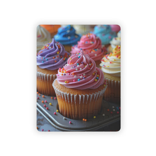 Tray of Cupcakes - 30-Piece Kids Jigsaw Puzzle