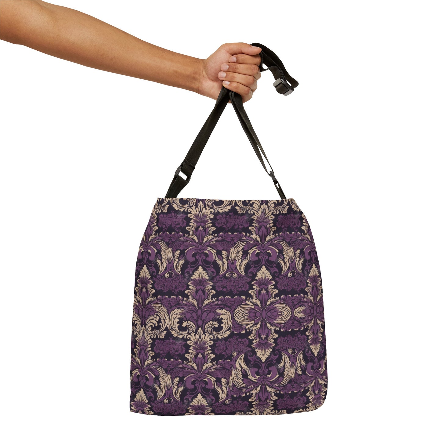 Eggplant Damask Light Purple Print - Tote Bag