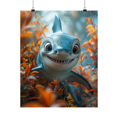 Shaun The Shark - Physical Print Stunning Premium Poster