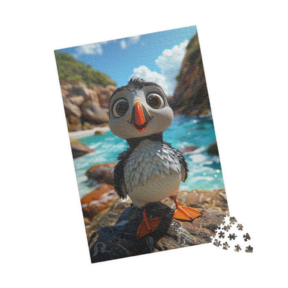 Peewee The Puffin Bird - 1014-Piece Jigsaw Puzzle