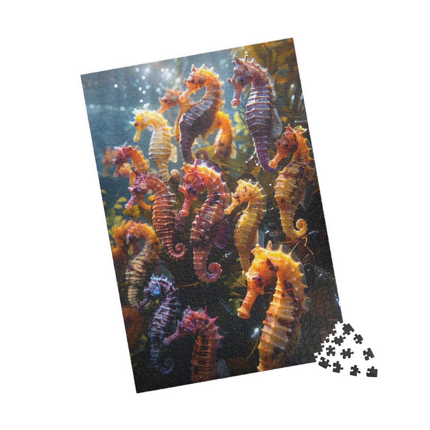 Seahorse Family - 1014-Piece Jigsaw Puzzle