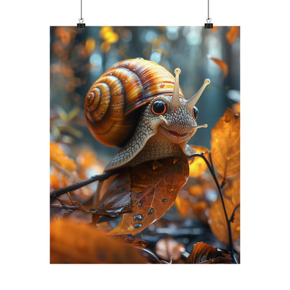 Nitro The Snail - Physical Print Stunning Premium Poster