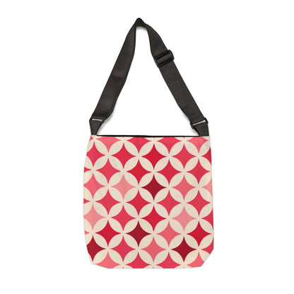 Shades of Red Seamless Stars - Tote Bag