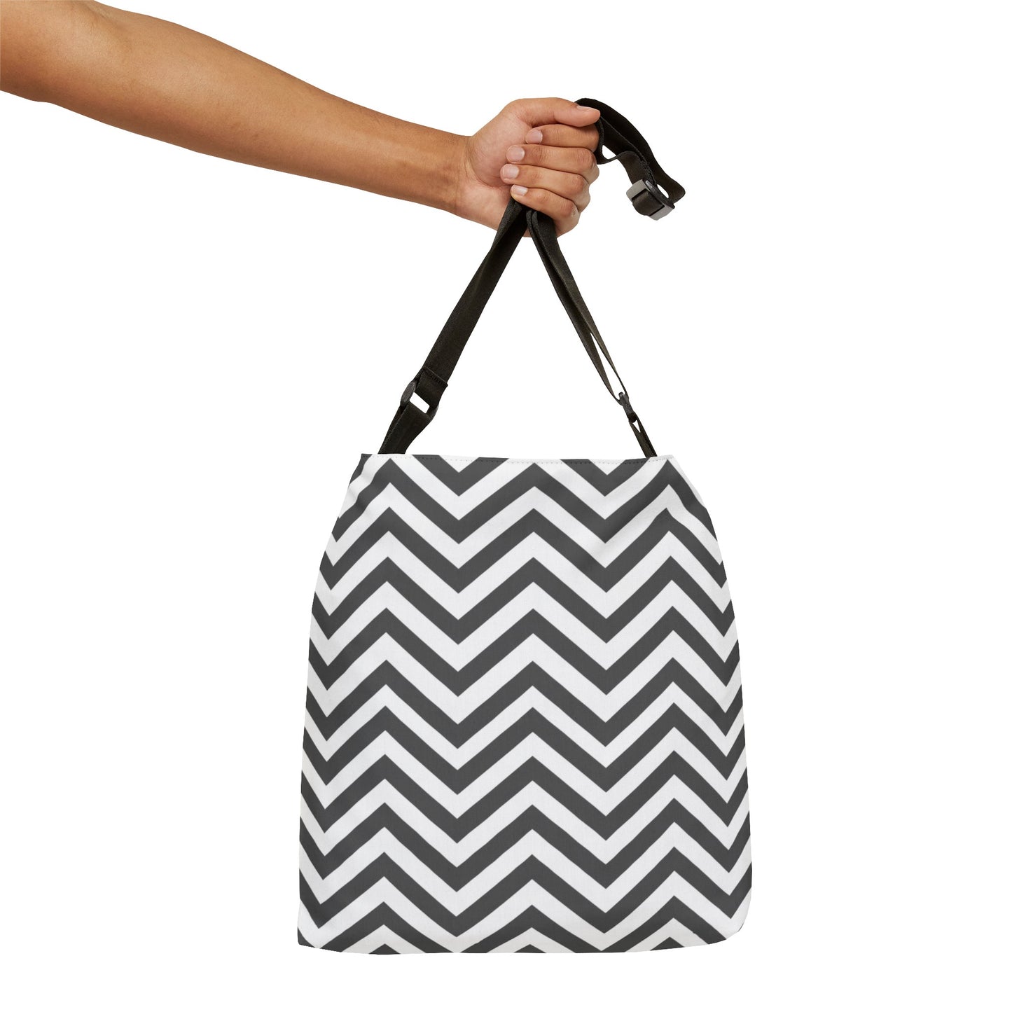 Black & White Chevron - Tote Bag