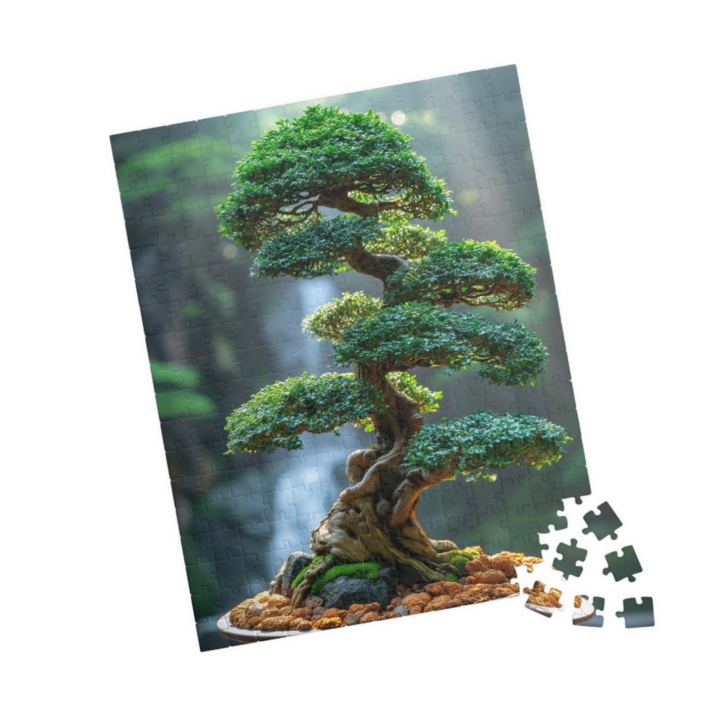 Bonsai Tree - Premium Puzzle Available in 110, 252, or 520 Pieces for Puzzle Lovers