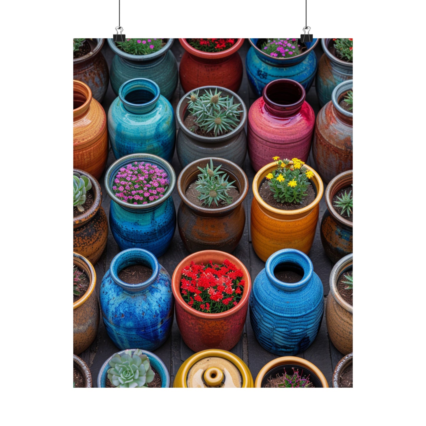 Pot Planters - Physical Print Stunning Premium Poster