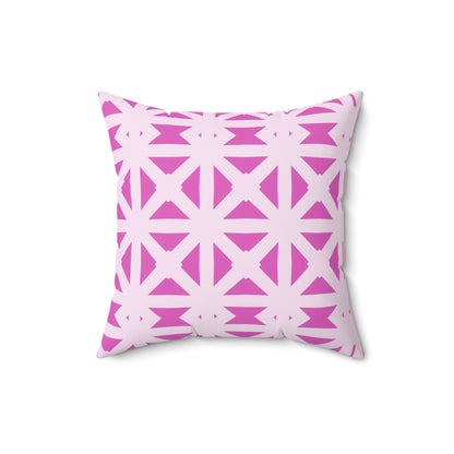 Pink Bold Lattice - Pillowcase & Pillow