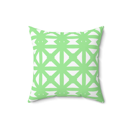 Green Bold Lattice - Pillowcase & Pillow