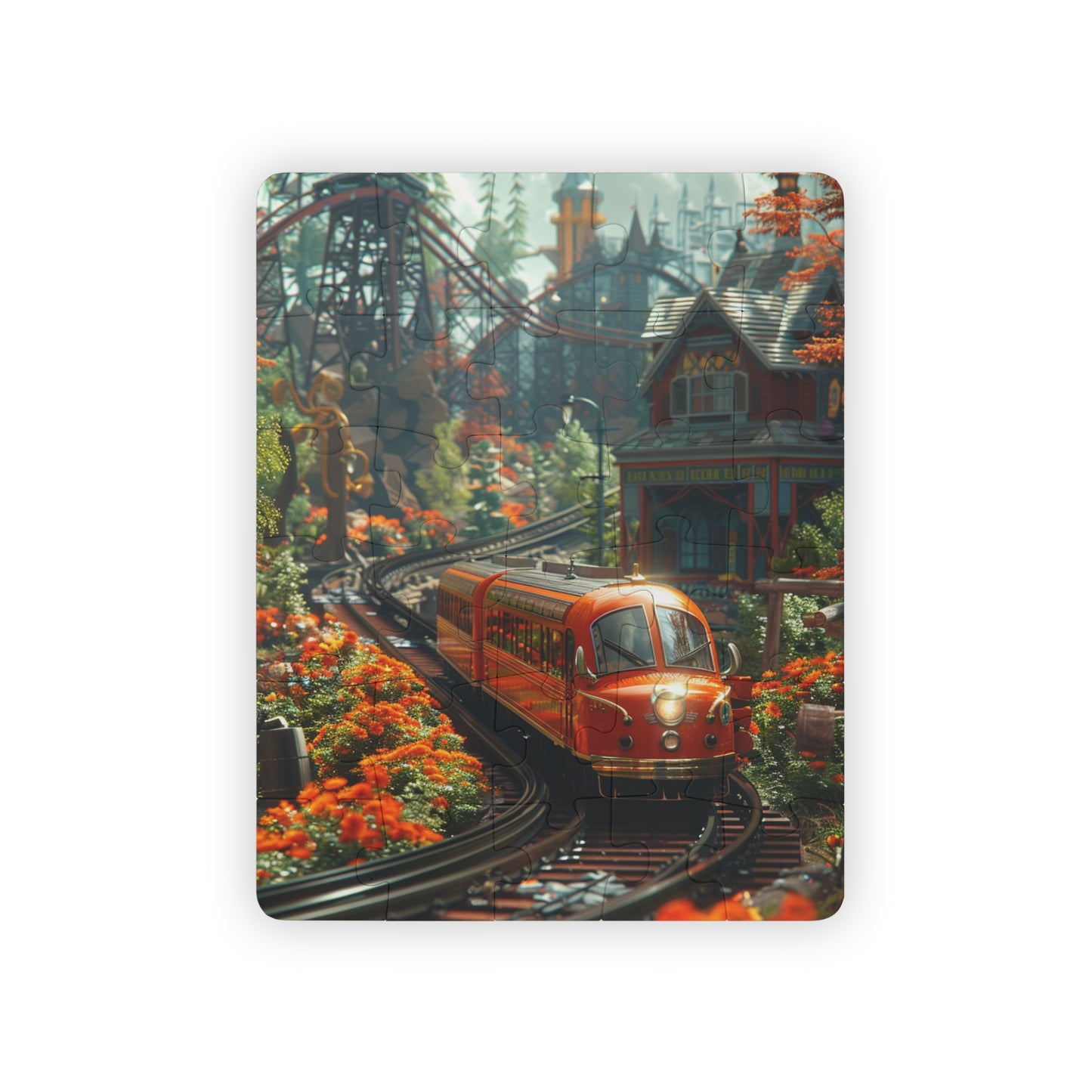 Train Set - 30-Piece Kids Jigsaw Puzzle