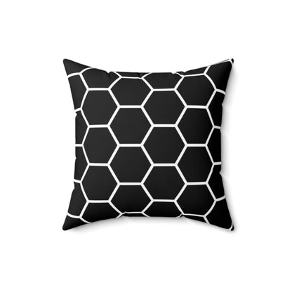 Black Honeycomb - Pillowcase & Pillow