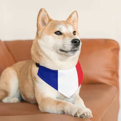 French Flag - Pet Bandana Collar